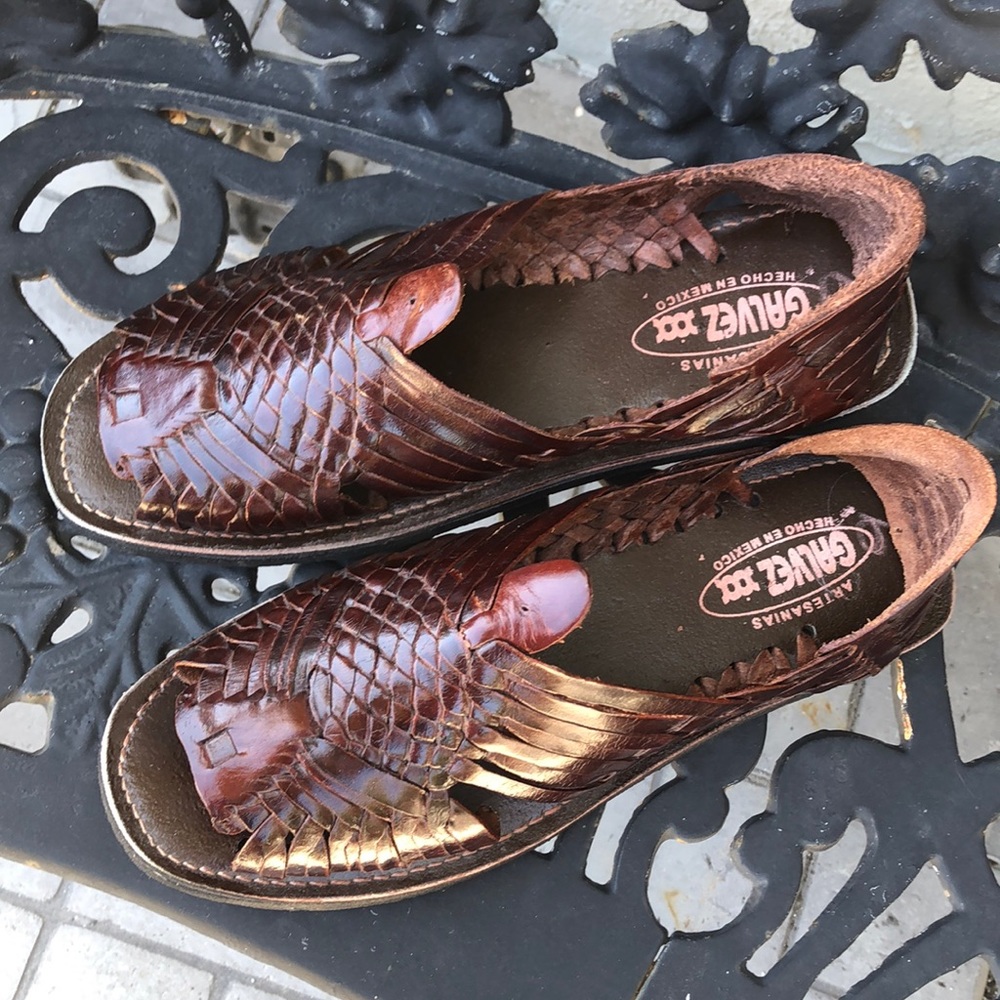 Ox blood leather huarache